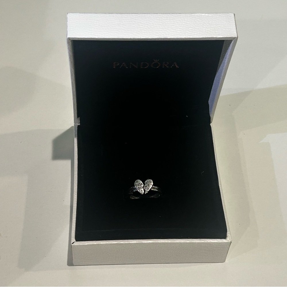 Pandora Ring 2 pieces no Box size 56 - Picture 2 of 10